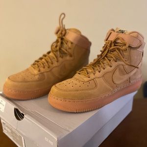 Nike Air Force 1 High Wheat 2015 Gradeschool Size 6.5y